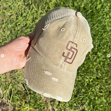 Load image into Gallery viewer, SD Distressed Baseball Hat
