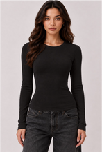 Load image into Gallery viewer, Crew Neck Long Sleeve Top
