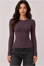Load image into Gallery viewer, Crew Neck Long Sleeve Top
