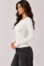 Load image into Gallery viewer, Crew Neck Long Sleeve Top

