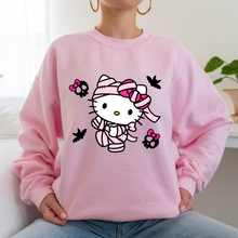 Load image into Gallery viewer, Pink Mummy Kitty Crew Sweatshirt
