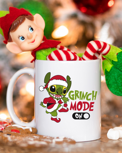 Stitch Grinch Mode Mug