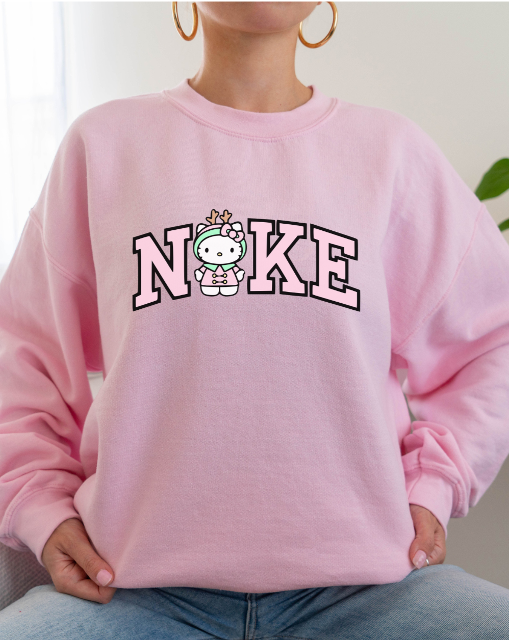 NKE Hello Ktty Pink Sweatshirt