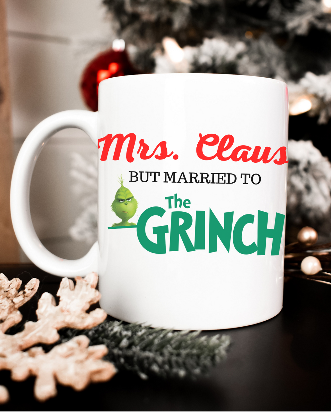 Mrs. Claus but Married to the Grinch